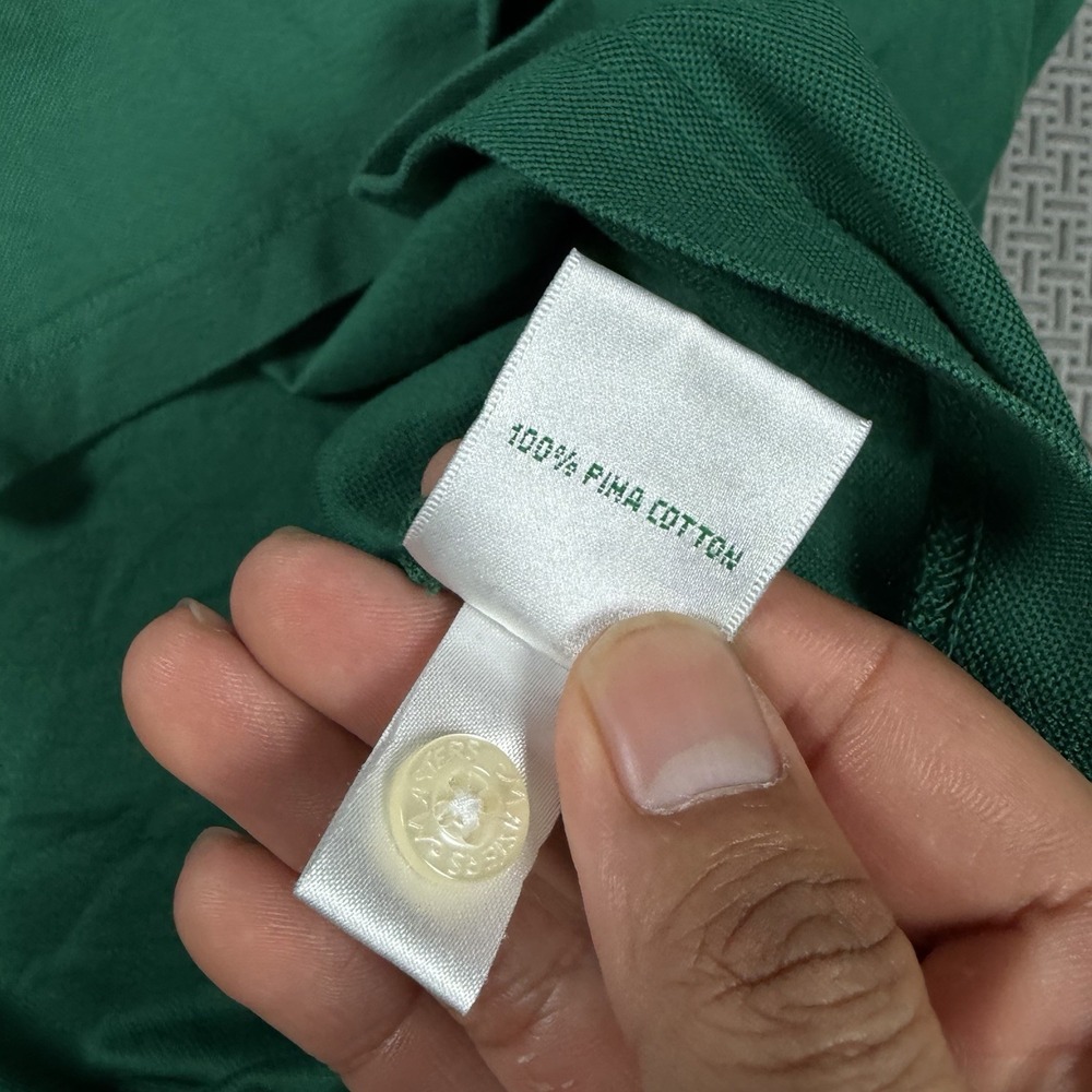 Masters Collection Golf Polo Shirt Mens Sz XL Green 100% Pima Cotton - Picture 7 of 8